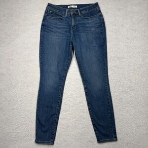 Signature Levi's Jeans‎ Totally Shaping Skinny Blue Denim Pants Women's 30x28